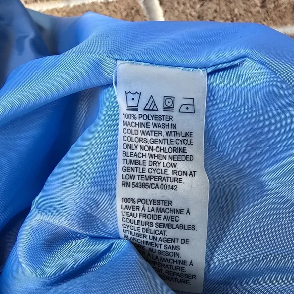 Allison Daley Blue Vegan Suede Jacket - Picture 10 of 13